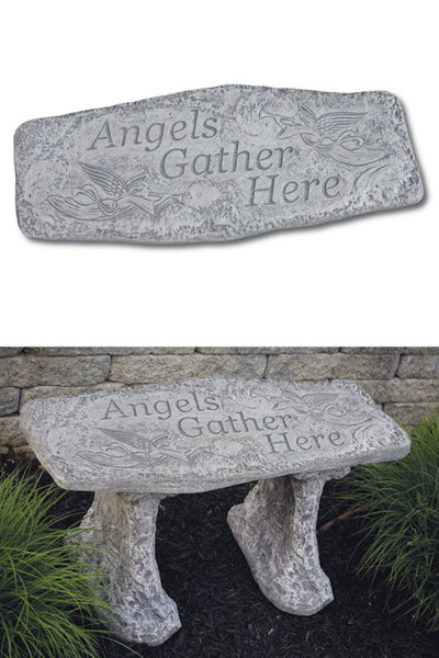 memorial garden Angels Gather Here sale quality statuary decorative